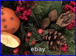 Stunning Custom Williamsburg Christmas Wreath Handmade In America