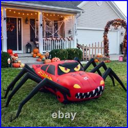 Super Giant Red 14.8FT Halloween Inflatables Spider Car Outdoor Decorations Super Giant Red 14.8FT Halloween Inflatables Spider Car Outdoor Decorations