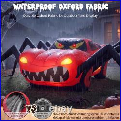 Super Giant Red 14.8FT Halloween Inflatables Spider Car Outdoor Decorations