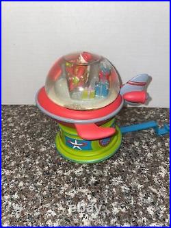 Super-Sonic Santa Stocking Holder X-mas Snow Globe BOMBAY KIDS VERY RARE Works