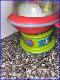 Super-Sonic Santa Stocking Holder X-mas Snow Globe BOMBAY KIDS VERY RARE Works