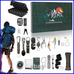 Survival Kit Advent Calendar Christmas Countdown Small Portable Camping Gear