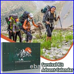 Survival Kit Advent Calendar Christmas Countdown Small Portable Camping Gear Survival Kit Advent Calendar Christmas Countdown Small Portable Camping Gear