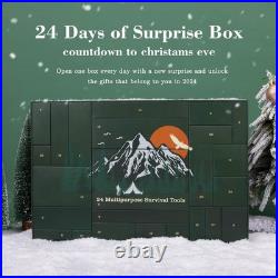 Survival Kit Advent Calendar Christmas Countdown Small Portable Camping Gear