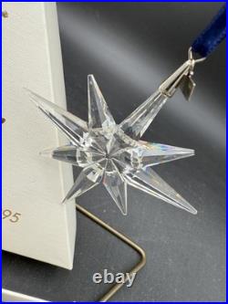 Swarovski 1995 Annual Snowflake Christmas Ornament Crystal Box