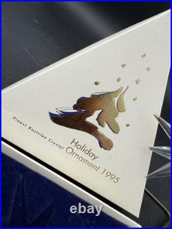 Swarovski 1995 Annual Snowflake Christmas Ornament Crystal Box