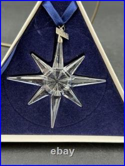 Swarovski 1995 Annual Snowflake Christmas Ornament Crystal Box