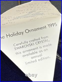 Swarovski 1995 Annual Snowflake Christmas Ornament Crystal Box