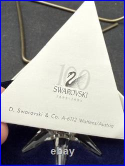 Swarovski 1995 Annual Snowflake Christmas Ornament Crystal Box