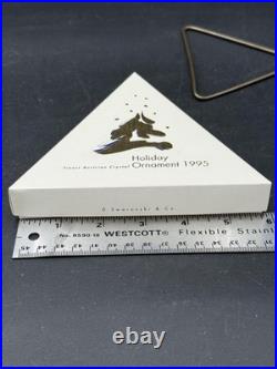 Swarovski 1995 Annual Snowflake Christmas Ornament Crystal Box