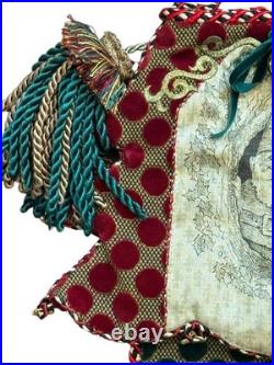 Sweet Dreams Neiman Marcus Christmas Stocking Luxury Velvet GNOME ELF Large