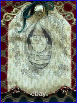 Sweet Dreams Neiman Marcus Christmas Stocking Luxury Velvet GNOME ELF Large