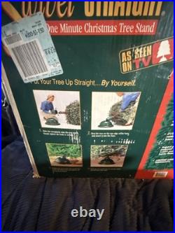 Swivel Straight The One Minute Christmas Tree Stand Up to 10' 100lb Used