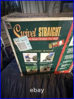 Swivel Straight The One Minute Christmas Tree Stand Up to 10' 100lb Used