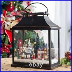 Tabletop Christmas Lantern Carolers Warm LED Lights (16 inch Tall)