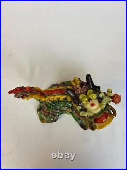Taiwanese Pottery 1990's Dragon Statue