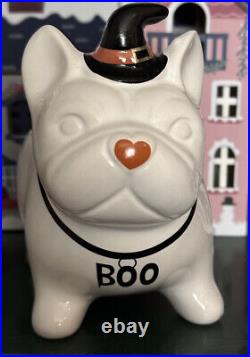 Target Frenchie's Ceramic Halloween Mini Planters Set of 3 NWT