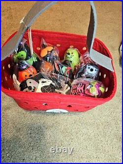 Target Hyde & EEK 2024 Halloween set of 8 Featherly Friend Birds & Target Basket