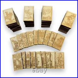 Tarot Deck Wood Cards Set of 78 Raw Wood 2x3in each