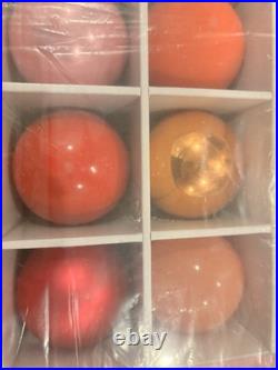 Terrian For Anthropologie Glass Ball Ornaments Rainbow SET 25 Midi (2.75) NEW