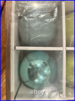 Terrian For Anthropologie Glass Ball Ornaments Rainbow SET 25 Midi (2.75) NEW