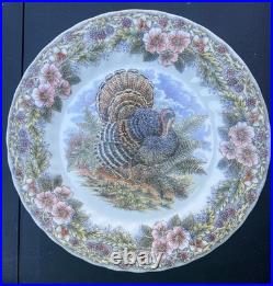 Thanksgiving Set Of 12 10 Dinner Plates & 12 8 Salad/desert Mott Factory Set