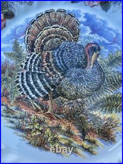 Thanksgiving Set Of 12 10 Dinner Plates & 12 8 Salad/desert Mott Factory Set