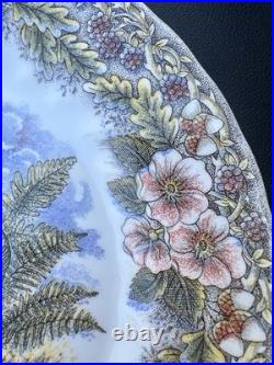 Thanksgiving Set Of 12 10 Dinner Plates & 12 8 Salad/desert Mott Factory Set