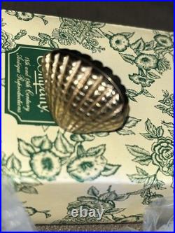 The Bombay Company 12 Solid Brass Shell Vintage Place Card Holders