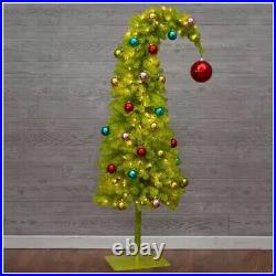 The Grinch 5ft LED Bright GREEN Whimsical Christmas Tree Hobby Lobby 2023 BNIB