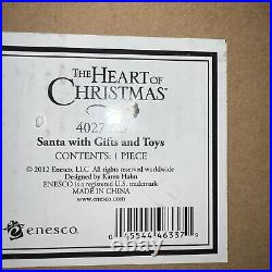 The Heart of Christmas, Santa WithGifts & Toys, #4027168 Enesco Karen Hahn