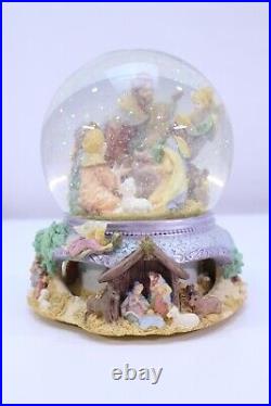 The San Francisco Music Box Company Snow Globe Christmas Nativity O Holy Night