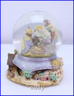 The San Francisco Music Box Company Snow Globe Christmas Nativity O Holy Night