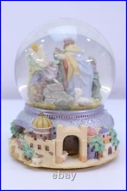 The San Francisco Music Box Company Snow Globe Christmas Nativity O Holy Night