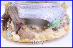 The San Francisco Music Box Company Snow Globe Christmas Nativity O Holy Night