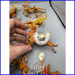 Thomas Kinkade Sugar Plum Reindeer Ornament Collection 13 Ashton Drake new box