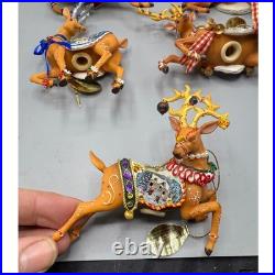Thomas Kinkade Sugar Plum Reindeer Ornament Collection 13 Ashton Drake new box