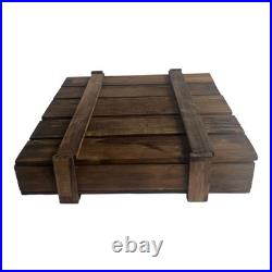 Thomas Pacconi Classics 40pc Miniature Christmas Ornaments Wooden Crate & COA