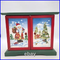Thomas Pacconi Wood 2003 Christmas Advent Calendar With Tree & Ornaments