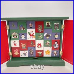 Thomas Pacconi Wood 2003 Christmas Advent Calendar With Tree & Ornaments
