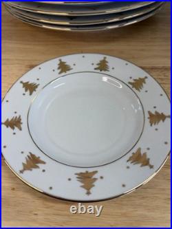 Tienshan Golden Pines 20 Pieces 8 Plates 8 Saucers 4 Cups Nearly Mint