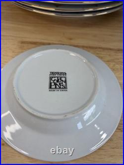 Tienshan Golden Pines 20 Pieces 8 Plates 8 Saucers 4 Cups Nearly Mint