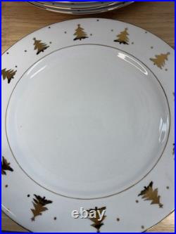 Tienshan Golden Pines 20 Pieces 8 Plates 8 Saucers 4 Cups Nearly Mint