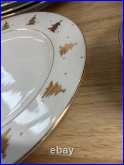 Tienshan Golden Pines 20 Pieces 8 Plates 8 Saucers 4 Cups Nearly Mint