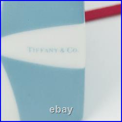 Tiffany Blue Gift Box Trinket Christmas Holiday Ornament Bone China Porcelain