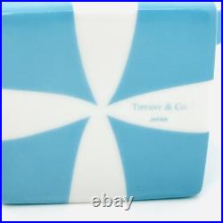 Tiffany Blue Gift Box Trinket Christmas Holiday Ornament Bone China Porcelain