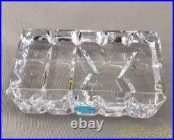 Tiffany & Co. Clear Crystal Ornament Chrismast Holiday Made In Germany Authentic