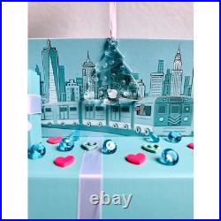 Tiffany & Co Crystal Glass Christmas Tree Ornament