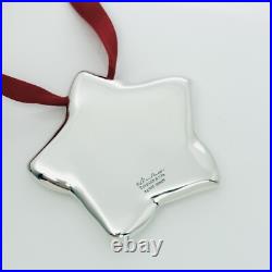 Tiffany & Co Silver Star Christmas Holiday Ornament by Elsa Peretti Size Large Tiffany & Co Silver Star Christmas Holiday Ornament by Elsa Peretti Size Large