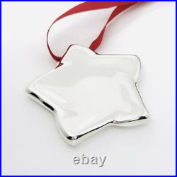 Tiffany & Co Silver Star Christmas Holiday Ornament by Elsa Peretti Size Large Tiffany & Co Silver Star Christmas Holiday Ornament by Elsa Peretti Size Large
